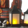 Raz Imports Raz 8" Battery Operated Lighted Halloween or Christmas Lantern 4432910 Sale