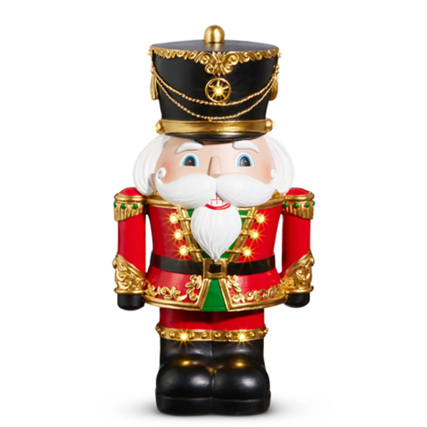 Raz Imports Raz 12.5" Black Hat or Green Hat Lighted Nutcracker Christmas Decoration Sale