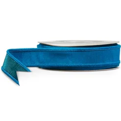 Raz Imports Raz 1" Blue Wired Christmas Ribbon R4527837 Online