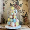Raz Imports Raz 5.5" Bottle Brush Tree with Egg Ornaments In Cloche Easter Decoration 4415511 Discount