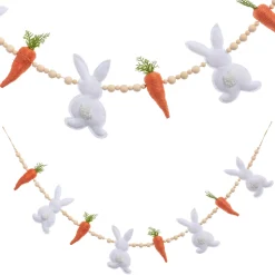 Raz Imports Raz 4' Bunny and Carrot Beaded Easter Garland G4416015