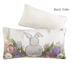 Raz Imports Raz 22" Bunny Tails Lumbar Easter Pillow 4345511 New