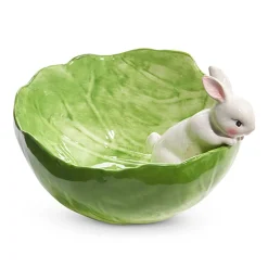 Raz Imports Raz 6" Cabbage with Bunny Easter Bowl 4410199