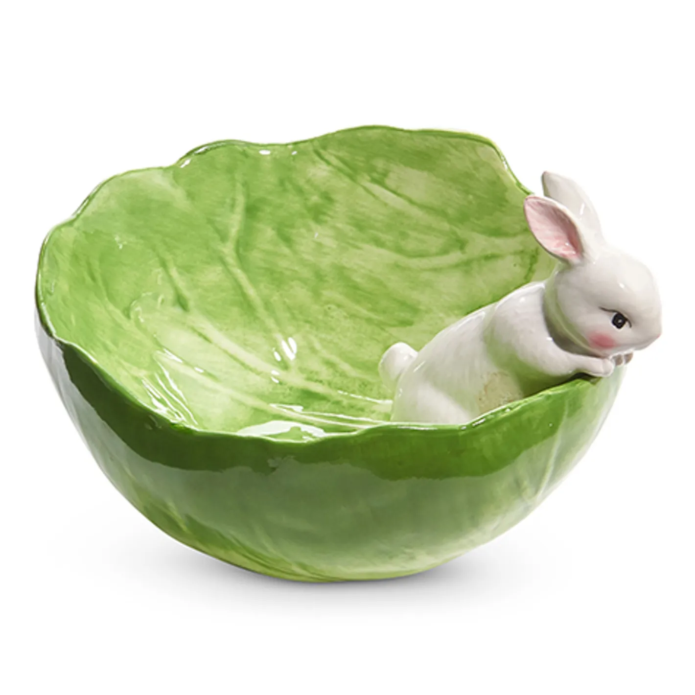 Raz Imports Raz 6" Cabbage with Bunny Easter Bowl 4410199