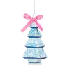 Raz Imports Raz 5.25" Chinoiserie Delft Tree Glass Christmas Ornament 4545708