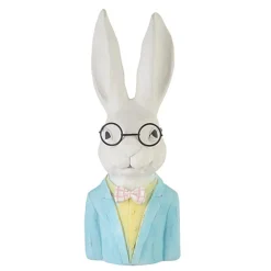 Raz Imports Raz 13" Dapper Rabbit Bust Easter Figure 4211124 Outlet