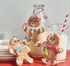 Raz Imports Raz 5" Decorated Gingerbread Boy or Girl Christmas Ornament 4015547 Online