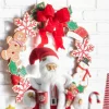 Raz Imports Raz 24" Felt Gingerbread Christmas Wreath W4516266 New