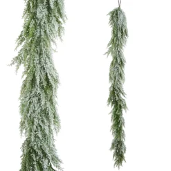 Raz Imports Raz 6' Glittered Cedar Christmas Garland G4542027 Best