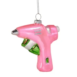 Raz Imports Raz 3.75" Glue Gun Glass Christmas Ornament 4524869 Outlet