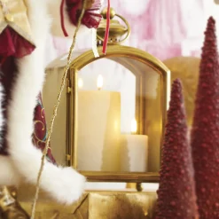 Raz Imports Raz 12.5" Gold Metal Lantern Christmas Decoration 4228003