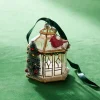 Raz Imports Raz 3.75" Gold Pagoda with Cardinal Glass Christmas Ornament 4324584