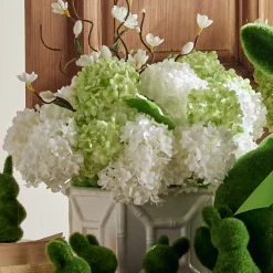 Raz Imports Raz 24" Green or White Hydrangea Spray