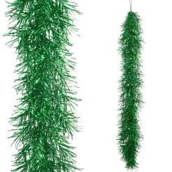 Raz Imports Raz 6' Green Tinsel Christmas Garland G4402266 Discount