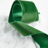 Raz Imports Raz 4" Green Velvet Wired Christmas Ribbon R4371809 Best