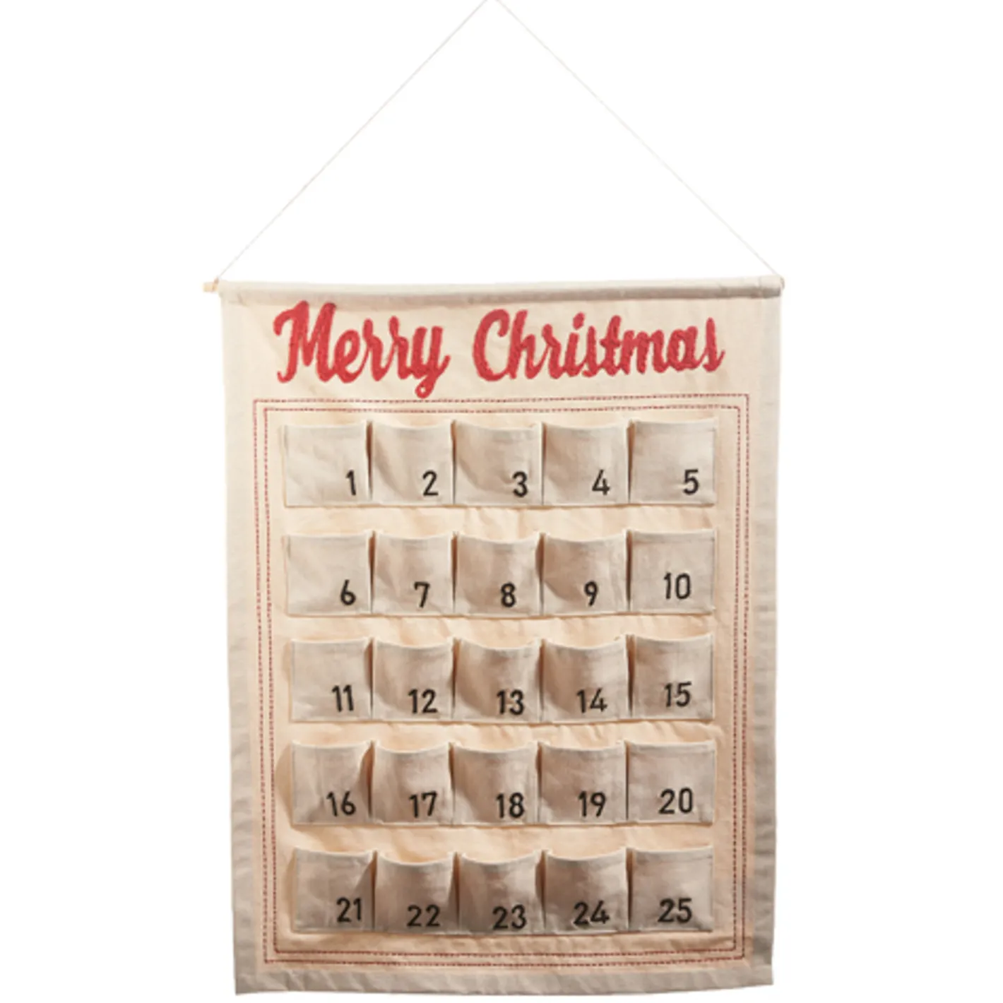 Raz Imports Raz 34" Hanging Advent Calendar Christmas Decoration 4319307 Best