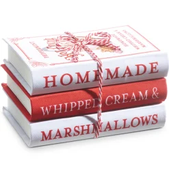 Raz Imports Raz 8" Hot Cocoa Faux Book Stack Christmas Decoration 4316112 Clearance