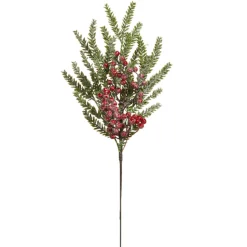 Raz Imports Raz 23" Iced Cedar and Berry Christmas Tree Spray F4317565 Online