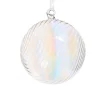 Raz Imports Raz 5" Iridescent Ball Glass Christmas Ornament 4524955 Clearance