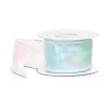 Raz Imports Raz 2" Iridescent White Wired Christmas Ribbon R4571868 Clearance