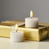 Raz Imports Raz 1.75" Ivory Flameless Tealights with Melted Tops 4559439 Sale