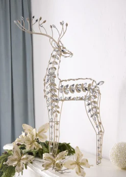 Raz Imports Raz 27" Jeweled Standing Deer Christmas Figure 4513524 Clearance