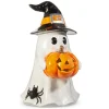 Raz Imports Raz 24" Large Ghost Holding Lighted Pumpkin Halloween Figure 4512259 Clearance