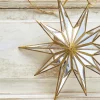 Raz Imports Raz 15" Large Mirrored Gold Star Christmas Ornament 4116140 Hot