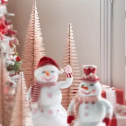 Raz Imports Raz 39" Large Pink Bottle Brush Christmas Tree Set 4306106 Online