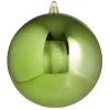 Raz Imports Raz 6" Large Shiny Green Ball Christmas Ornament 4314929 Sale