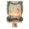 Raz Imports Raz 6" Layered Cardinal Night Light Christmas Decoration 4519104 Sale