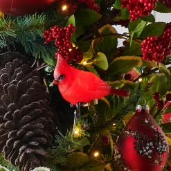 Raz Imports Raz 5" Lighted Cardinal Clip On Christmas Ornament 4520904 Sale