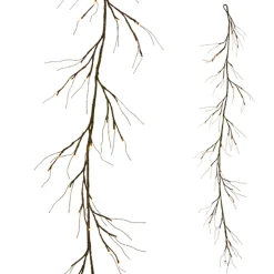 Raz Imports Raz 6' Lighted Mossy Garland with White Lights G4400906 Sale