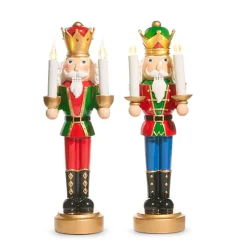 Raz Imports Raz 16.25" Lighted Nutcracker Christmas Figure 4501645 Clearance
