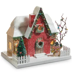 Raz Imports Raz 11.5" Lighted The Magic Of Christmas House Decoration 4519182 Online