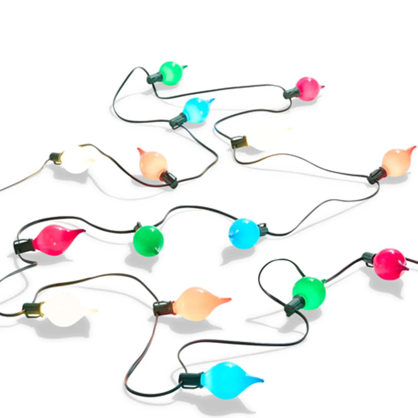 Raz Imports Raz 14' Matte Glass Kismet LED Multicolor String Lights L4537022 Hot