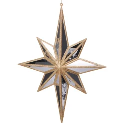 Raz Imports Raz 17" Mirrored North Star Christmas Tree Topper 4524588 New