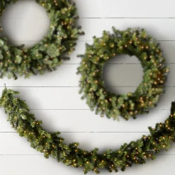 Raz Imports Raz 6' Mixed Pine Lighted Christmas Garland G4509670 Hot