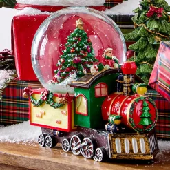 Raz Imports Raz 8.75" Musical Train Water Globe Christmas Decoration 4571357 Hot