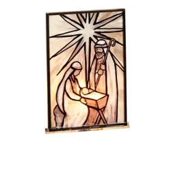 Raz Imports Raz 6.25" North Star Holy Family Christmas Night Light 4419079
