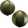 Raz Imports Raz 4" or 5" Green Velvet with Gold Braid Christmas Ornament Best