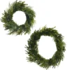 Raz Imports Raz 28" or 36" Iced Mixed Greenery Real Feel Christmas Wreath Hot