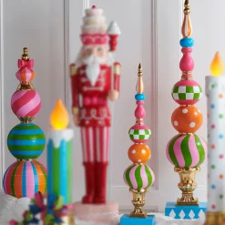 Raz Imports Raz 36" or 52" Large Bright Multicolor Finial Christmas Decoration Clearance