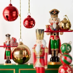 Raz Imports Raz 23.75" or 42" Large Christmas Nutcracker Butler Figure Holding Tray Outlet