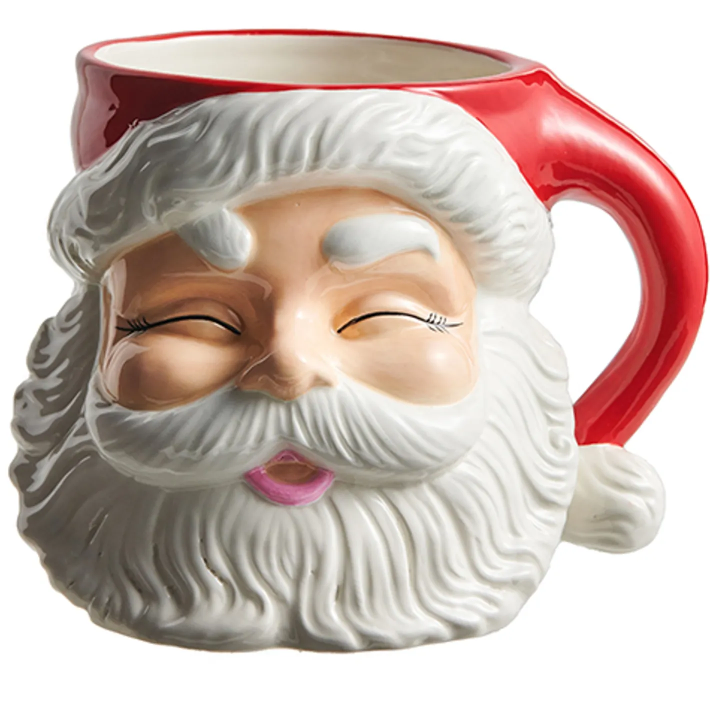 Raz Imports Raz 6" or 8" Large Red Santa Mug Christmas Container Sale