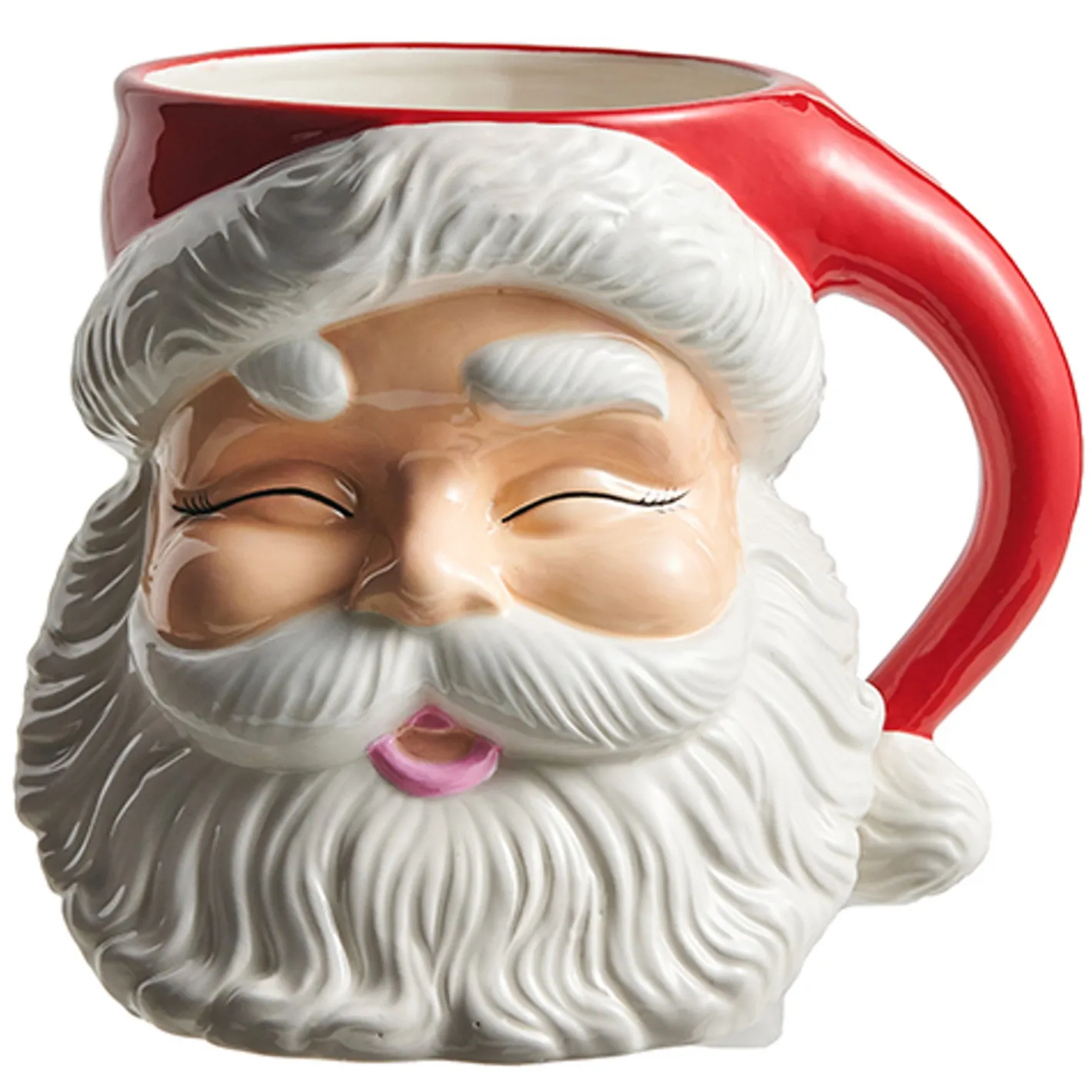 Raz Imports Raz 6" or 8" Large Red Santa Mug Christmas Container Sale