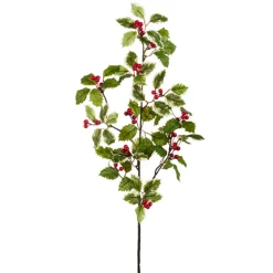 Raz Imports Raz 32.5" or 45" Mixed Holly Branch Christmas Tree Pick Hot