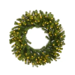 Raz Imports Raz 30" or 36" Mixed Pine Lighted Christmas Wreath Clearance