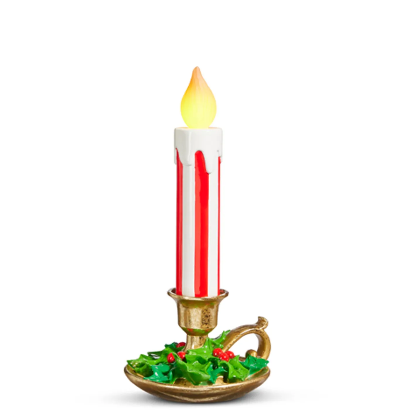 Raz Imports Raz 14.5" or 17.5" Multicolor Lighted Striped Christmas Candles Decoration Sale