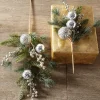 Raz Imports Raz 16" or 27" Pine and Berry with Silver Ball Ornament Christmas Tree Spray Discount